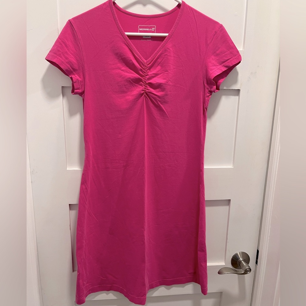 Pink Merrell t-shirt dress M